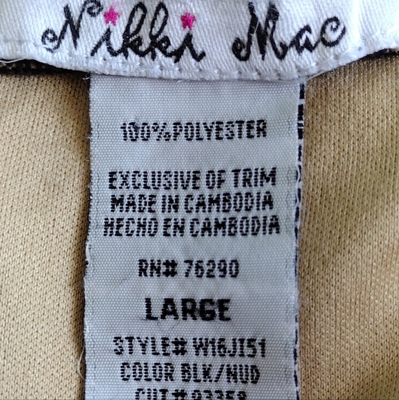 VTG 90s Glam Babydoll Top. Size L - Picture 12 of 12